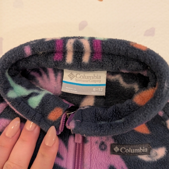 6-12M Columbia Infant Fleece Jacket - Picture 3 of 3
